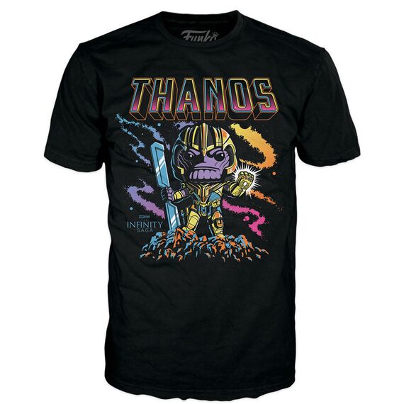 Set figure POP & Tee Marvel Infinity Saga Thanos Exclusive - Funko POP - Collectibles - Techbox