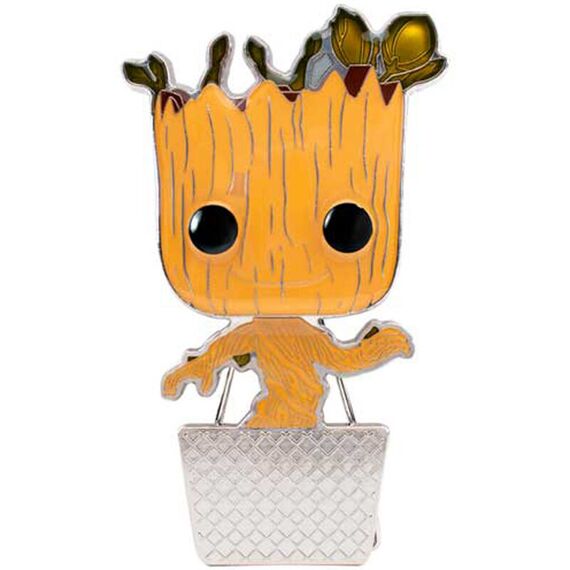Marvel Guardians of the Galaxy Groot Large Ename POP Pin 10cm Chase - Pins & Magnets - Various - Techbox