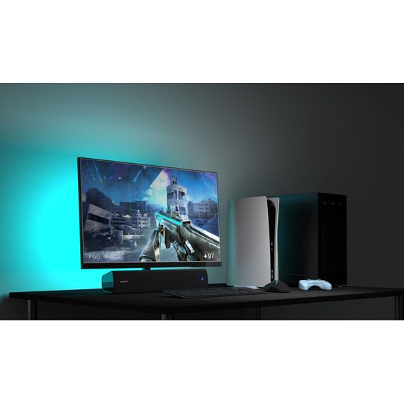 Creative - Stage Air V2 Compact Under-monitor Soundbar, Black / Electronics | Techbox