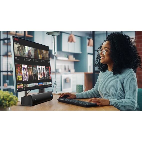 Creative - Stage Air V2 Compact Under-monitor Soundbar, Black / Electronics | Techbox