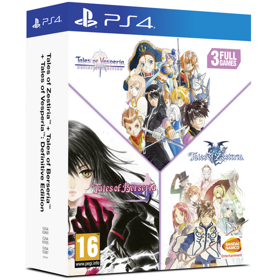 Tales of Vesperia + Tales of Berseria + Tales of Zestiria Compilation / PlayStation 4 - PS4 Games - Games - Techbox