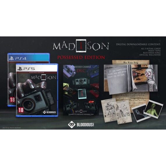 MADiSON - Possessed Edition / PlayStation 5 - PlayStation 5 - PlayStation 5 - Games - BLOODIOUS GAMES - Horror - Deluxe Editi...