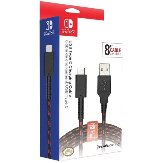 PDP Nintendo Switch Charging Cable / Nintendo Switch - Nintendo Switch - Nintendo Switch - Accessories - Cables - pdp - Stand...