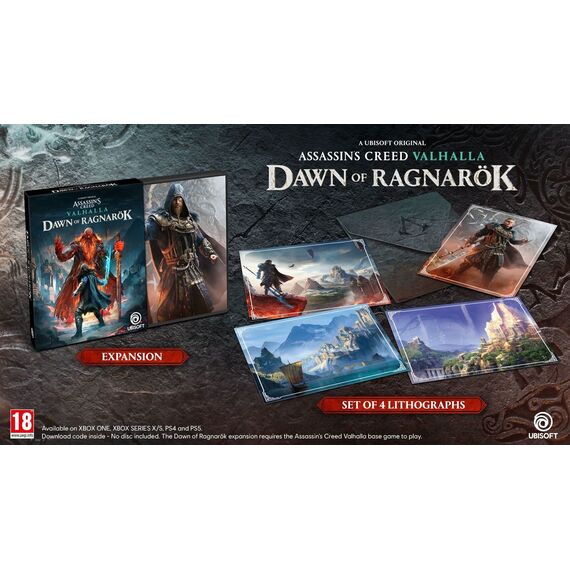 Assassin’s Creed Valhalla: Dawn of Ragnarök (Code in a Box) / PlayStation 4 - PS4 Games - Games - Techbox