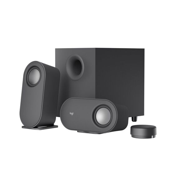 Logitech - Z407 Computer Speakers with Subwoofer and Bluetooth Connection - Graphite / Computers | Techbox