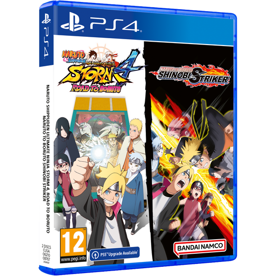 Naruto Shippuden Ultimate Ninja Storm 4, Road to Boruto + Naruto to Boruto Shinobi Striker / PlayStation 4 - PS4 Games - Games - Techbox