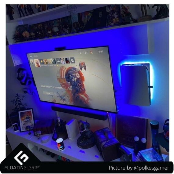 Floating Grip Led Wire Light with USB Blue / PlayStation 4 - PlayStation 4 - PlayStation 4 - Accessories - Mounts and stands ...
