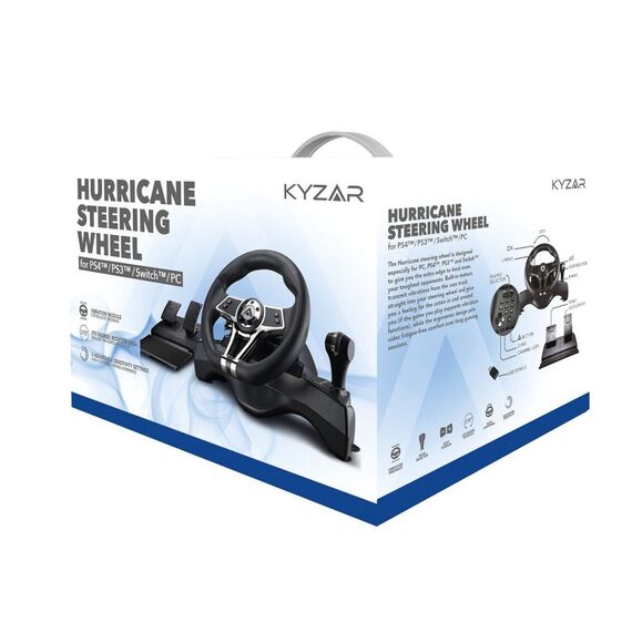 Kyzar Playstation Steering Wheel / PlayStation 4 - PlayStation 4 - PlayStation 4 - Accessories - Controllers - Kyzar - Produc...