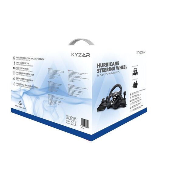 Kyzar Playstation Steering Wheel / PlayStation 4 - PlayStation 4 - PlayStation 4 - Accessories - Controllers - Kyzar - Produc...