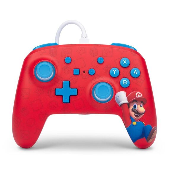 PowerA NSW ENH Wired Controller - WOO HOO MARIO / Nintendo Switch | Techbox