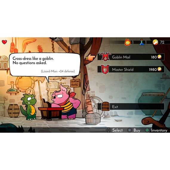 Wonder Boy: The Dragon's Trap / PlayStation 5 - PlayStation 5 - PlayStation 5 - Games - Nicalis - Standard - Λεπτομέρειες προ...