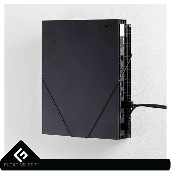 Floating Grip Xbox One X Wall Mount (Black) - Xbox One Accessories - Accessories for Consoles - Techbox