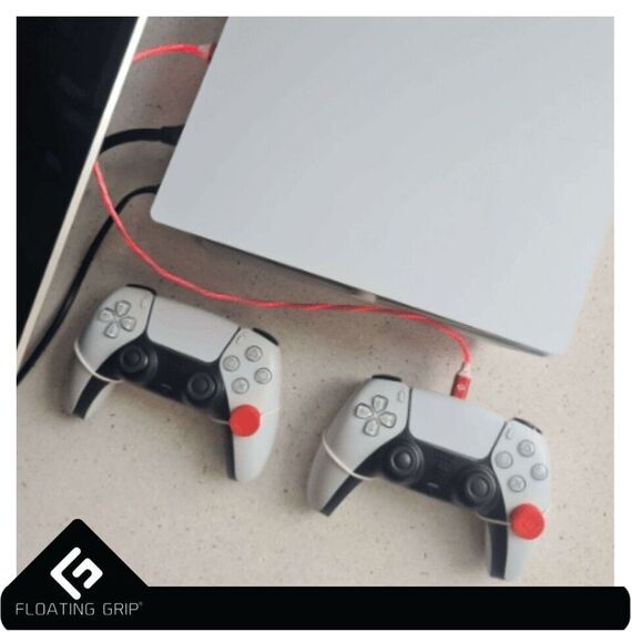 Floating Grip Wall Mount Covers (Red) / Electronics - PS5 Accessories - Accessories for Consoles - Techbox
