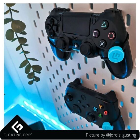 Floating Grip Wall Mount Covers (Turquoise) / Electronics - PS5 Accessories - Accessories for Consoles - Techbox