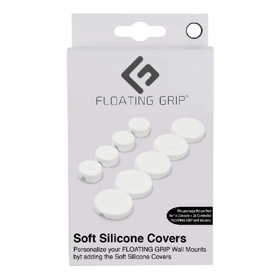 Floating Grip Wall Mount Covers (White) / Electronics - PS5 Accessories - Accessories for Consoles - Techbox