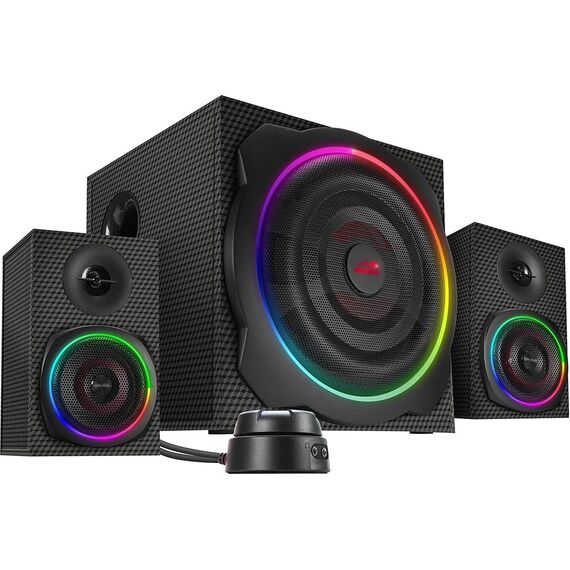 Speedlink - GRAVITY CARBON RGB 2.1 Speaker System / Computers | Techbox