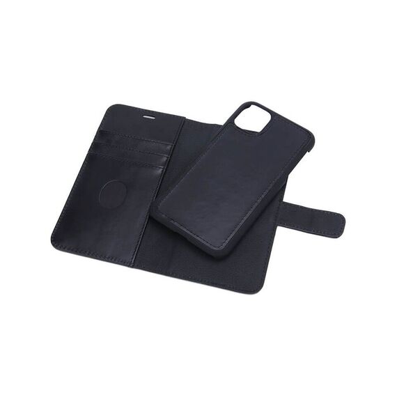 Radicover - Radiationprotected Mobilewallet Leather iPhone 12 Mini Exclusive 2in1 Magnetcover - Black / Electronics | Techbox