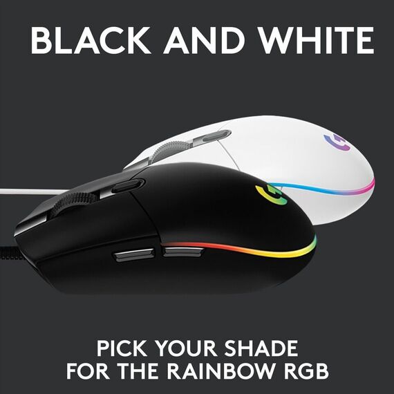 Logitech - G203 LIGHTSYNC Gaming Mouse Black / Computers | Techbox