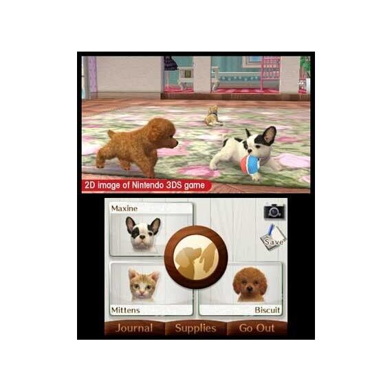 Nintendogs and Cats 3D: French Bulldog (Select) / Nintendo 3DS - Nintendo 3DS - Nintendo 3DS - Games - Nintendo - Simulation ...