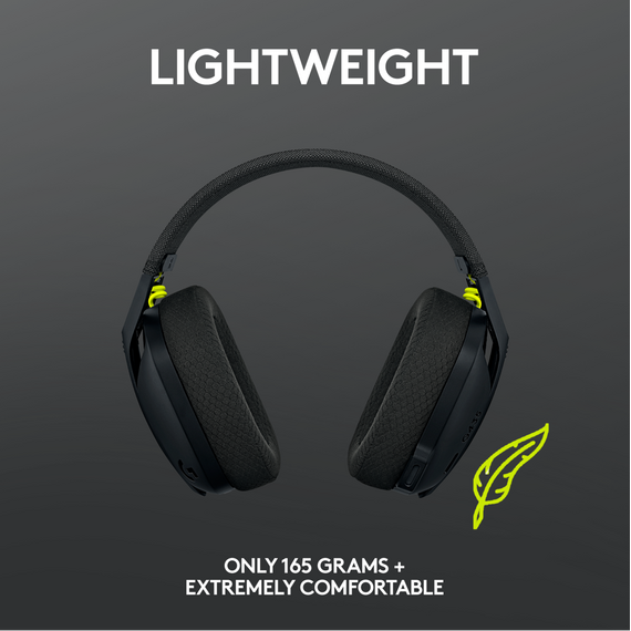 Logitech - G435 Lightspeed Wireless Gaming Headset - Black / Electronics | Techbox