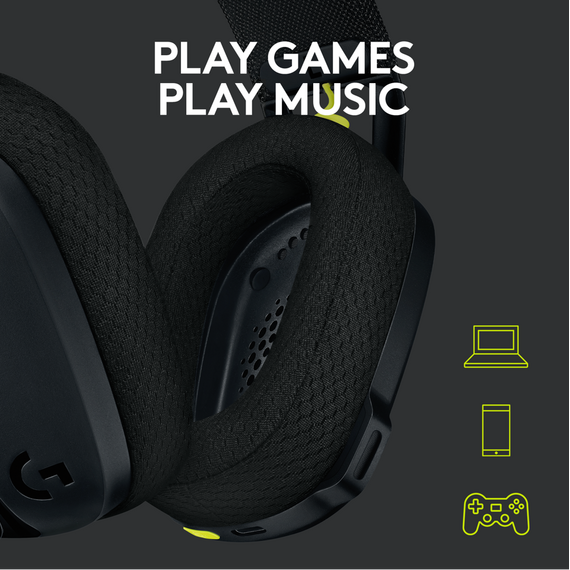 Logitech - G435 Lightspeed Wireless Gaming Headset - Black / Electronics | Techbox