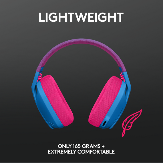Logitech - G435 Lightspeed Wireless Gaming Headset - Blue / Electronics | Techbox