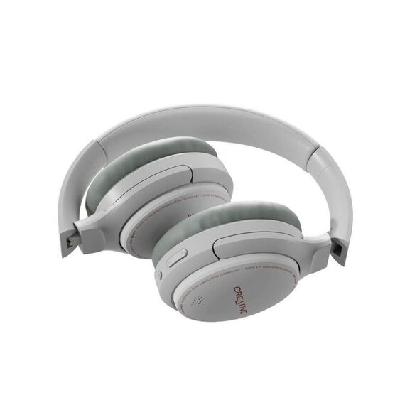 Creative - Zen Hybrid Wireless Over-ear Headphones ANC, White / Electronics - Bluetooth - Headsets - Techbox