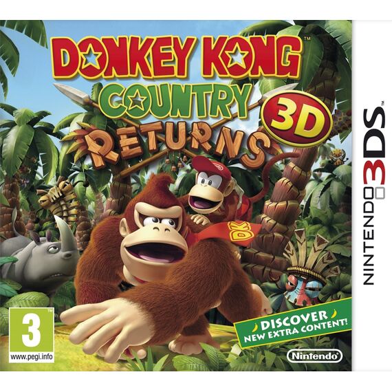 Donkey Kong Country Returns 3D (Select) / Nintendo 3DS - Nintendo 3DS - Nintendo 3DS - Games - Nintendo - Platform - Adventur...