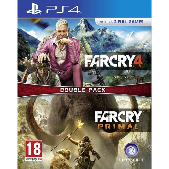 Far Cry Primal / Far Cry 4 - Double Pack / PlayStation 4 - PlayStation 4 - PlayStation 4 - Games - Ubisoft - Bundle Edition