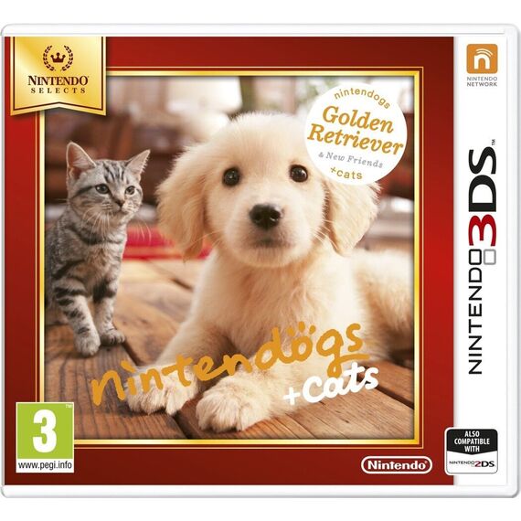 Nintendogs and Cats 3D: Golden Retriever (Select) - Nintendo 3DS - Nintendo 3DS - Games - Nintendo - Casual - Selects