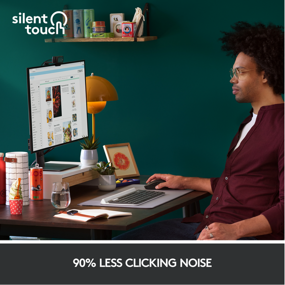 Logitech - M650 Signature - Large Wireless Mouse -  Graphite / Computers | Techbox