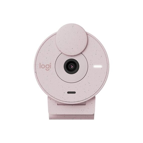 Logitech - Brio 300 Full HD webcam, Rose / Computers