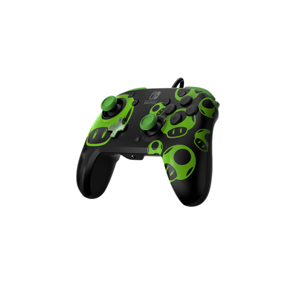 PDP Rematch Wired controller - 1Up Glow In The Dark / Nintendo Switch | Techbox