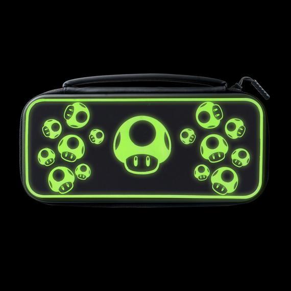 Console Case - 1-UP Glow-in-the-dark / Nintendo Switch - Nintendo Switch Accessories - Accessories for Consoles - Techbox
