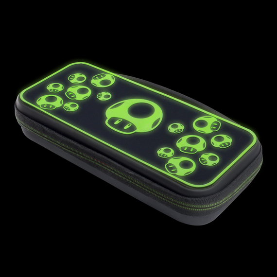 Console Case - 1-UP Glow-in-the-dark / Nintendo Switch - Nintendo Switch Accessories - Accessories for Consoles - Techbox