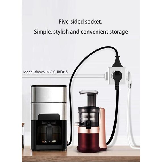 MicroConnect - 4 Way Schuko, 2 USB Ports Power Cube - With 1,5m Cable / Electronics - Αταξινόμητα -  - Techbox