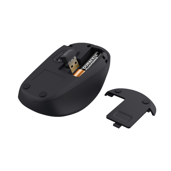 TRUST YVI+ WIRELESS MOUSE ECO BLACK / Computers | Techbox
