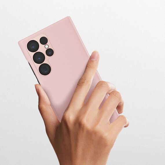Dux Ducis Grit case for Samsung Galaxy S23 Ultra elegant cover made of artificial leather MagSafe pink | Techbox