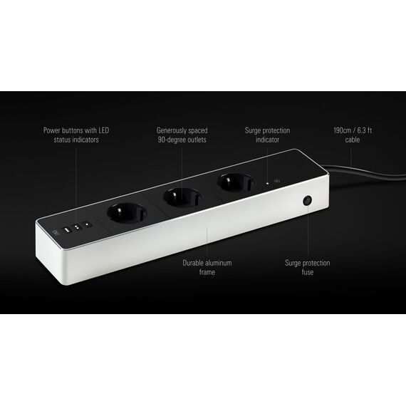 Eve Energy Strip - Smart Triple Outlet & Power Meter with Apple HomeKit technology / Electronics