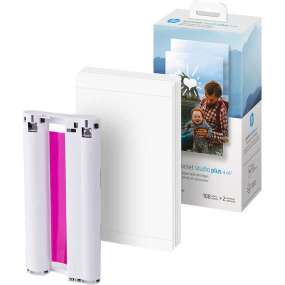 HP - Sprocket Studio Plus Cartridge 108-pack (HPIS4X6C108) / Electronics
