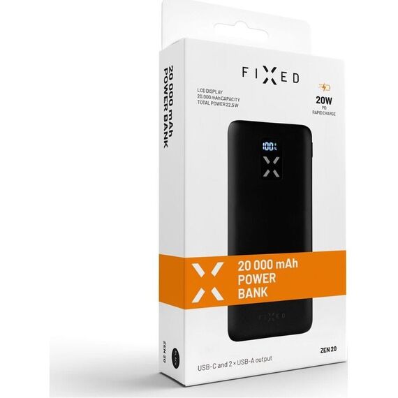Fixed - Zen USB-C PD 20W Power Bank 20.000 mAh / Electronics - Powerbanks - Smartphone Chargers - Techbox