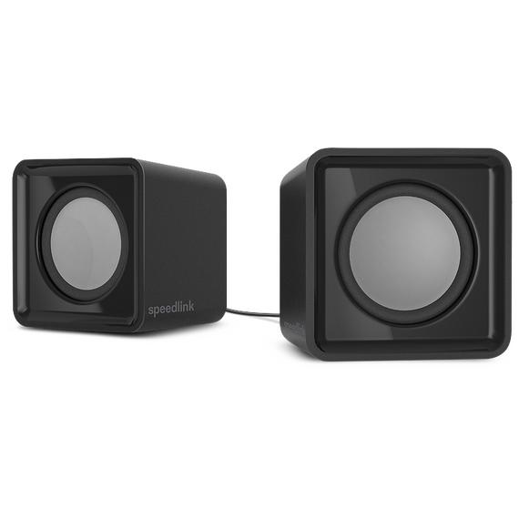 Speedlink - TWOXO Stereo Speakers, black / Computers | Techbox