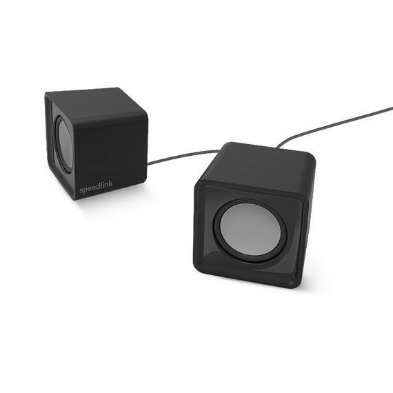 Speedlink - TWOXO Stereo Speakers, black / Computers | Techbox