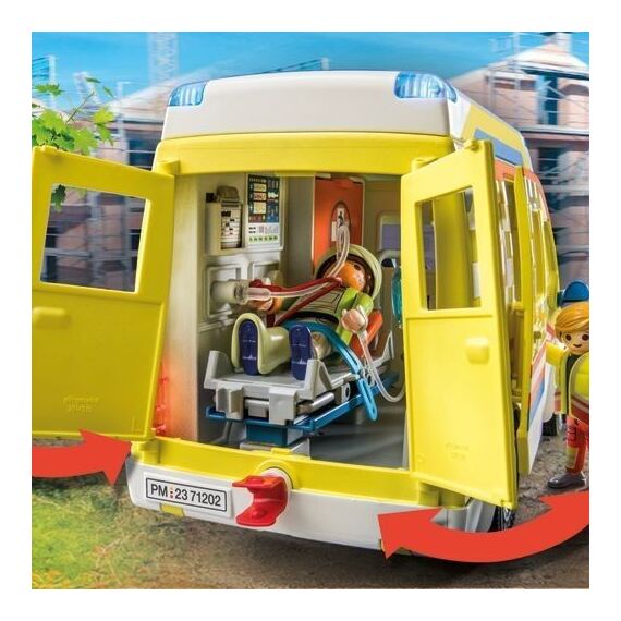 Playmobil - Ambulance with light and sound (71202) / Toys - Playmobil - Collectibles - Techbox