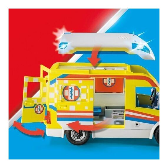 Playmobil - Ambulance with light and sound (71202) / Toys - Playmobil - Collectibles - Techbox