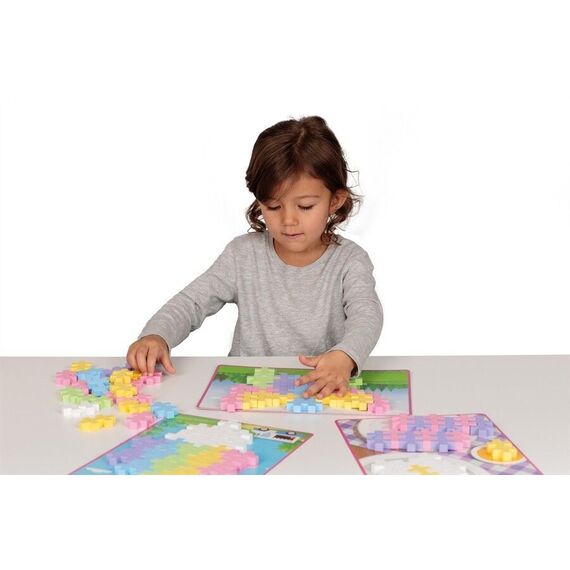 Plus Plus - BIG Pastel - Picture Puzzel - 60 pcs (3281) / Toys