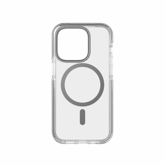 Tech21 - Evo Crystal MagSafe iPhone 14 Pro Cover - Clear / Graphite Black / Electronics - Uncategorized Cases (2) - Cases - Techbox