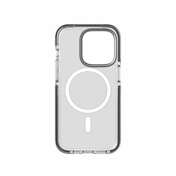 Tech21 - Evo Crystal MagSafe iPhone 14 Pro Cover - Clear / Graphite Black / Electronics - Uncategorized Cases (2) - Cases - Techbox