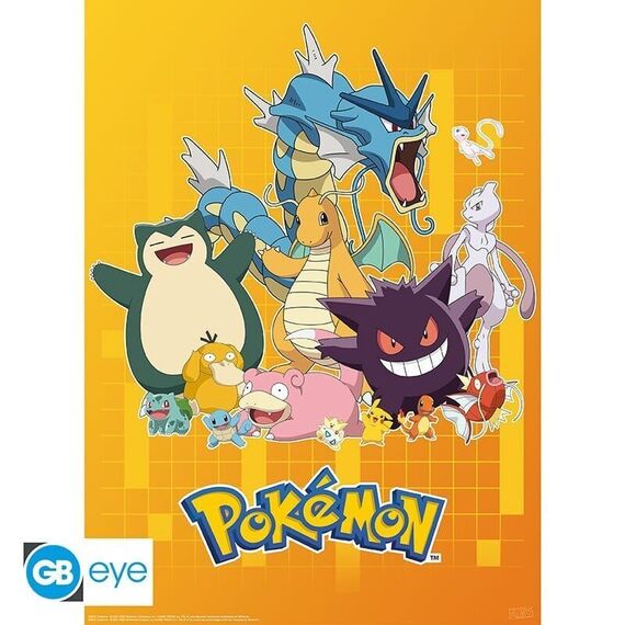 POKEMON - Set 2 Posters - Colourful Characters (52x38) / Fan Shop and Merchandise |  Techbox
