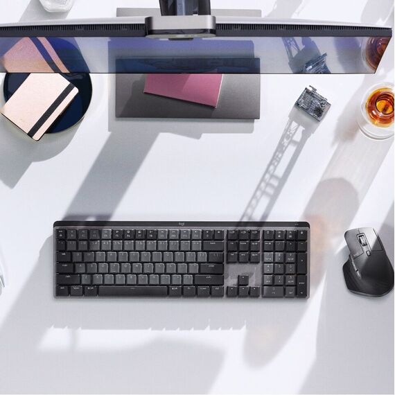 Logitech - MX Compact Mechanical Wireless Illuminated Keyboard - Nordic / Computers | Techbox